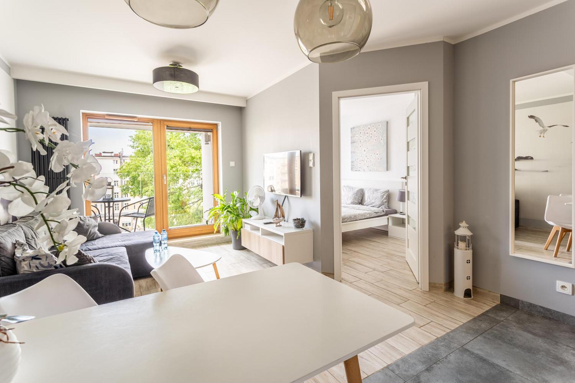 Apartament Batorego 7 Z Parkingiem Gdynia Buitenkant foto